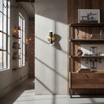 Cargar imagen en el visor de la Galería, Aplique de pared cónico moderno Pyralis Cone – Lámpara de pared metálica de estilo rústico moderno para pasillo o baño
