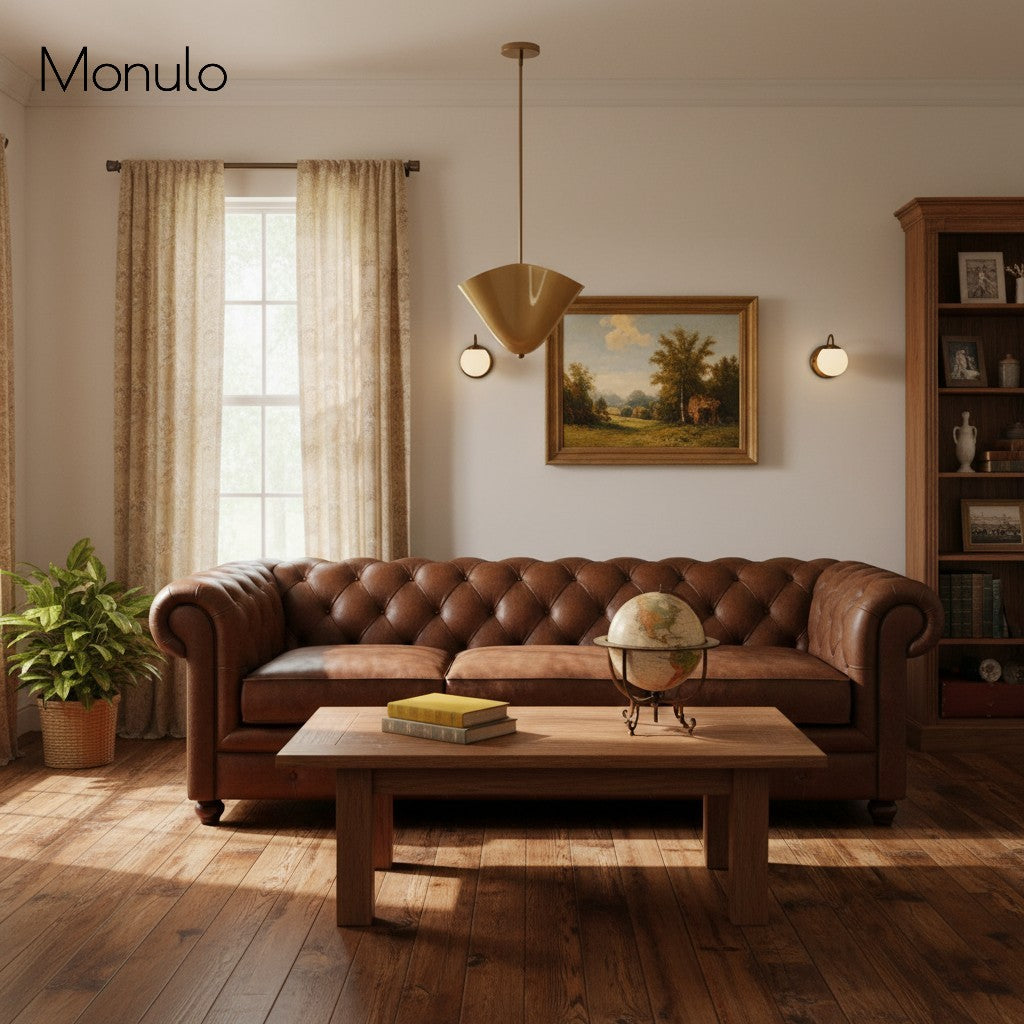 Lámpara colgante moderna Bellina: pantalla de cristal curvado artístico con elegante suspensión metálica