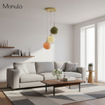 Charger l&#39;image dans la visionneuse de galerie, Suspension en verre opale Coloria – Design moderne et élégant pour salon, chambre et couloir
