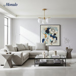 Cargar imagen en el visor de la Galería, Lámpara de araña esférica escultórica Alessora — Lámpara colgante de inspiración retro para vestíbulos y cocinas