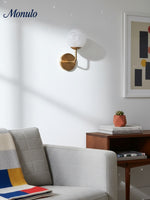 Load image into Gallery viewer, Pawrior Cloudform Floating Globe Wall Fixture — Modern Ambient Lighting for Dining Rooms &amp; Lounge Areas