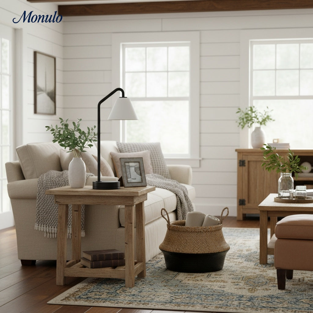 Conica Sculptural Cone Glass Table Lamp — Modern Accent Lighting for Bedroom & Desk