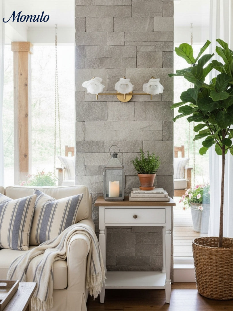 Revalis Contemporary Floral-Inspired Wall Sconce — Soft Diffused Lighting for Home Interiors