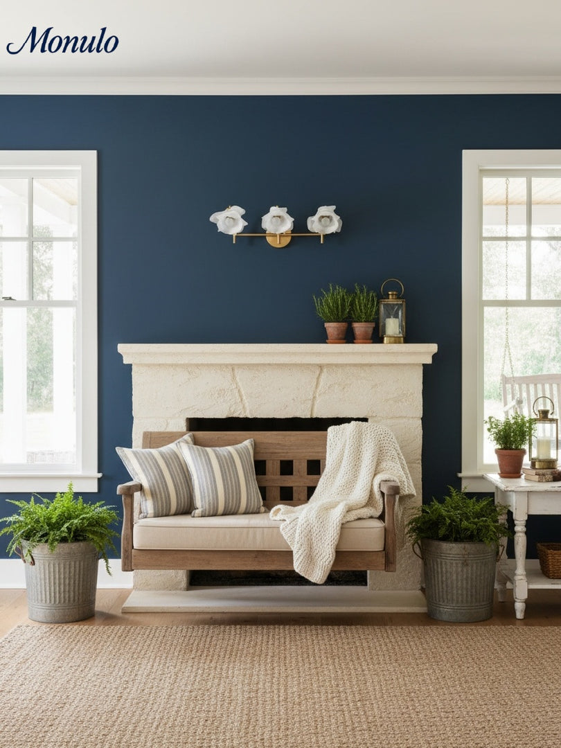 Revalis Contemporary Floral-Inspired Wall Sconce — Soft Diffused Lighting for Home Interiors