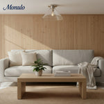 Load image into Gallery viewer, Conica Geometric Cone Glass Flush Mount – Minimalist Home Lighting