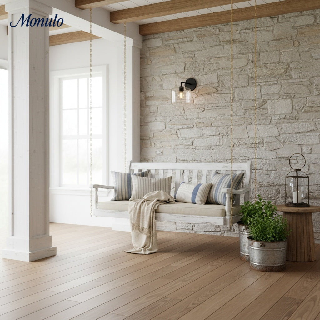 Aplique de pared Lumivelle de cristal artístico suave y curvado — Iluminación decorativa minimalista para comedores y salones