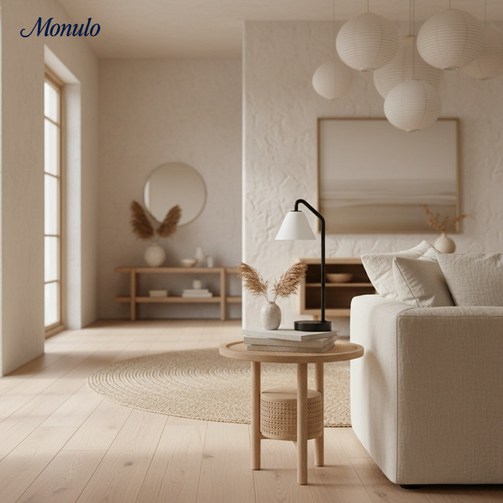 Conica Sculptural Cone Glass Table Lamp — Modern Accent Lighting for Bedroom & Desk