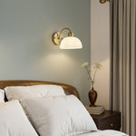 Load image into Gallery viewer, Radiica Speckled Ceramic Dome Wall Sconce – Minimalist Nordic Style Wall Light for Bedroom &amp; Hallway
