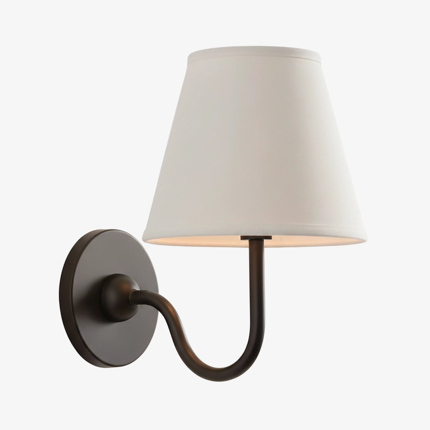 Luvora Fabric Shade Wall Sconce with Drum Shade - Classic Pleated Sconce Light