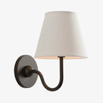 Load image into Gallery viewer, Luvora Fabric Shade Wall Sconce with Drum Shade - Classic Pleated Sconce Light
