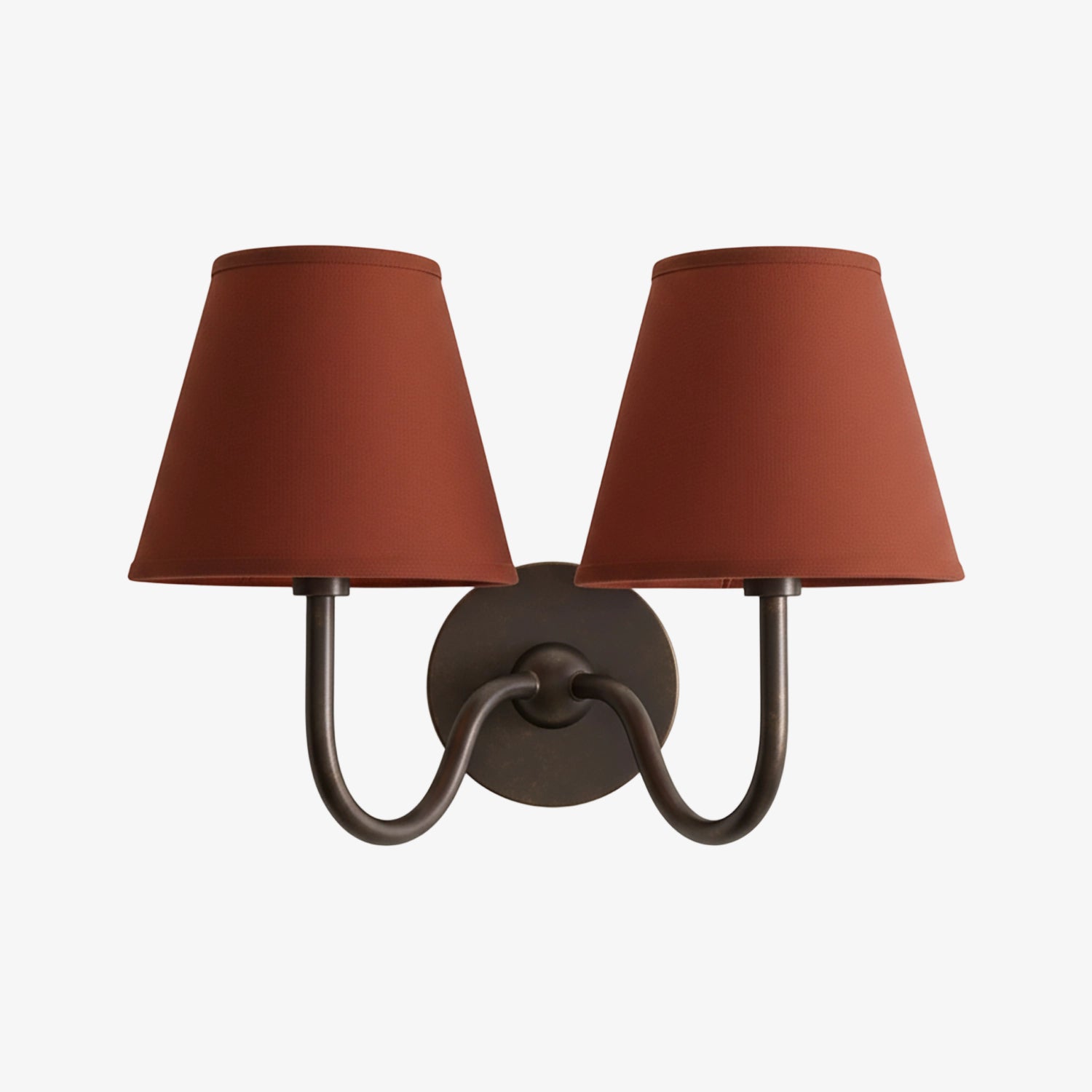 Luvora Fabric Shade Wall Sconce with Drum Shade - Classic Pleated Sconce Light