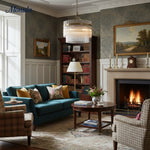 Bild in Gallery-Viewer laden, Verdura schlanke Glasstange 3-Licht-Pendelleuchte – moderner Messing-Kronleuchter für Esszimmer &amp; Wohnzimmer
