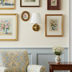 Load image into Gallery viewer, Luvora Fabric Shade Wall Sconce with Drum Shade - Classic Pleated Sconce Light
