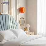 Cargar imagen en el visor de la Galería, Aplique de pared Coloria Modern Colorful Opal Glass Globe – Ideal para salas de estar y dormitorios