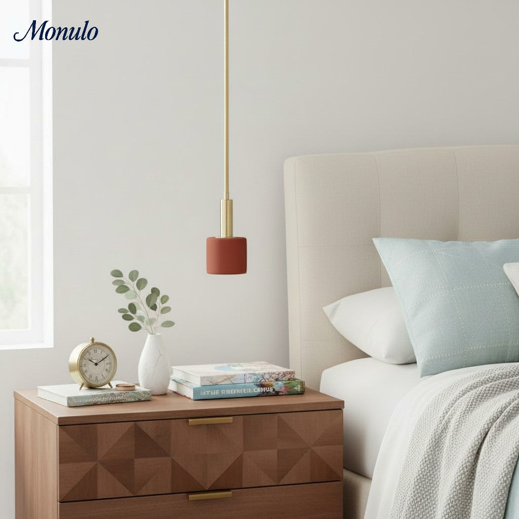 Cerova Contemporary Minimalist and Elegant Pendant – Ivory Porcelain Shade Light for Kitchen Island & Bedroom