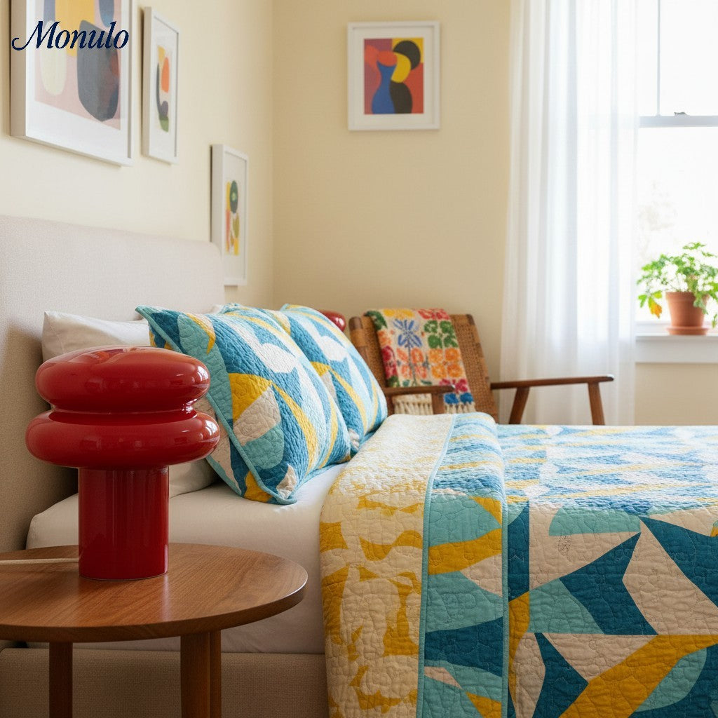 Lámpara de cristal opalino minimalista Coloria: iluminación suave para el dormitorio