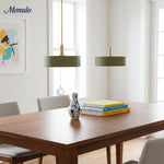 Load image into Gallery viewer, Cerova Contemporary Minimalist and Elegant Pendant – Ivory Porcelain Shade Light for Kitchen Island &amp; Bedroom
