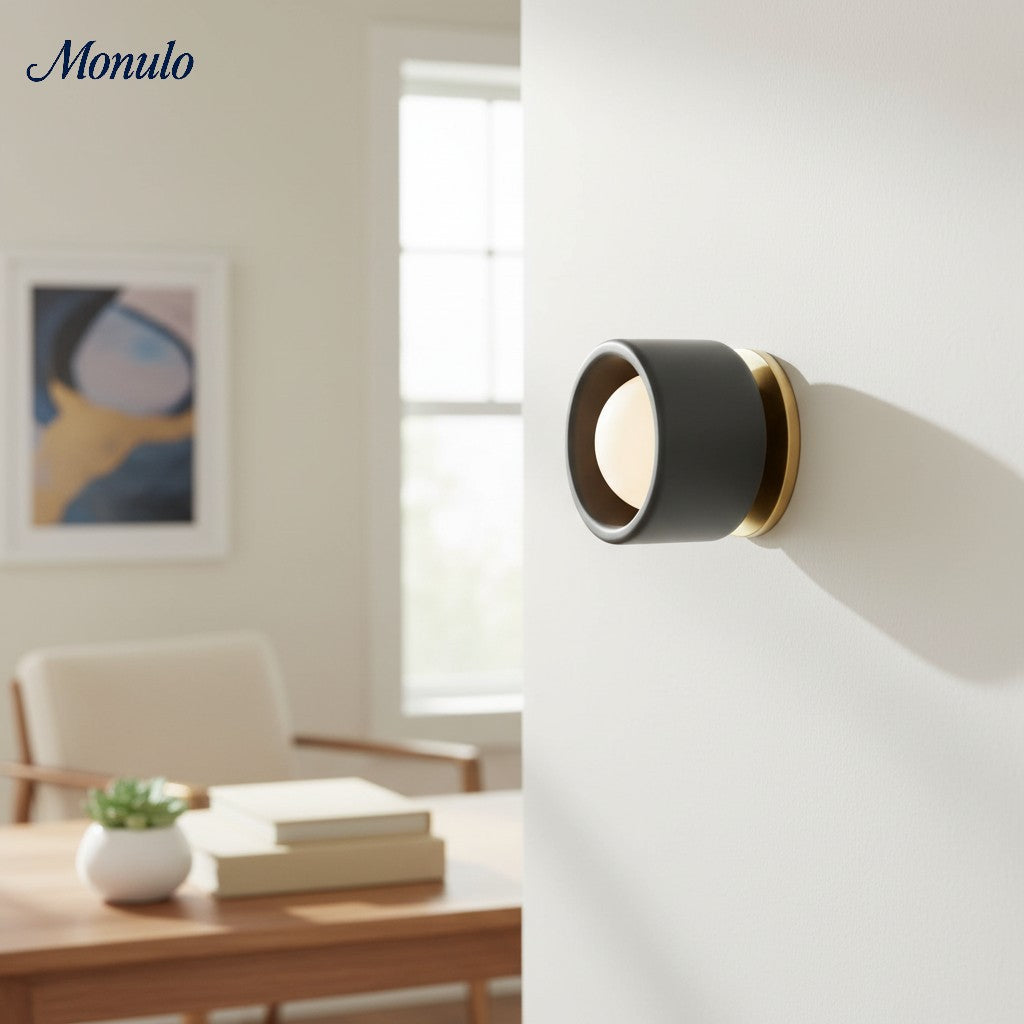 Aplique de pared pivotante de porcelana moderna Cerova 