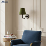 Load image into Gallery viewer, Luvora Fabric Shade Wall Sconce with Drum Shade - Classic Pleated Sconce Light
