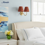 Load image into Gallery viewer, Luvora Fabric Shade Wall Sconce with Drum Shade - Classic Pleated Sconce Light
