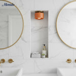 Charger l'image dans la visionneuse de galerie, Plafonnier encastré contemporain en porcelaine Cerova – Éclairage d'ambiance doux pour couloirs et bureaux