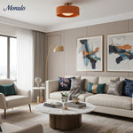 Charger l'image dans la visionneuse de galerie, Plafonnier encastré contemporain en porcelaine Cerova – Éclairage d'ambiance doux pour couloirs et bureaux