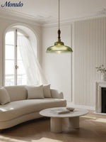 Load image into Gallery viewer, Verdoma Mid Century Modern Textured Glass Hanging Lamp - Vintage Style for Dining Room