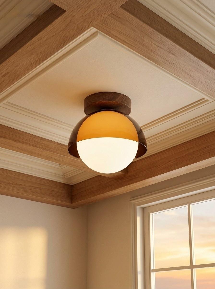 Sunset Afterglow Vintage Ceiling Light for Hallway and Entryway Modern Ambient Lighting