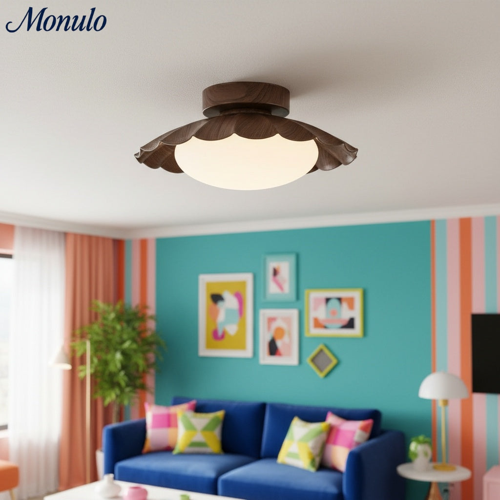 Lámpara de Techo Nubes de Flores Oribela - Diseño Metálico Moderno y Minimalista para Salas y Dormitorios