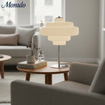 Load image into Gallery viewer, Koloro Glass Table Lamp – Modern Tiered Lamp for Living or Work Spaces