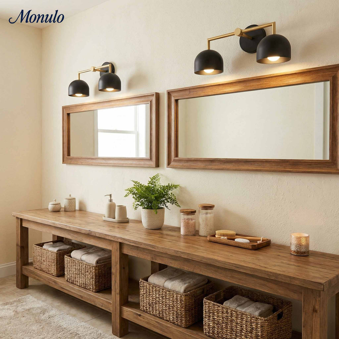 Farmhouse Vanity Wall Sconce – Rustic Bathroom colorful Vanity Light Fixture