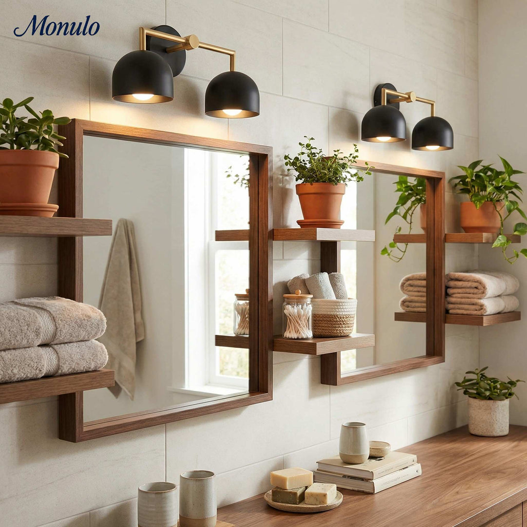 Farmhouse Vanity Wall Sconce – Rustic Bathroom colorful Vanity Light Fixture