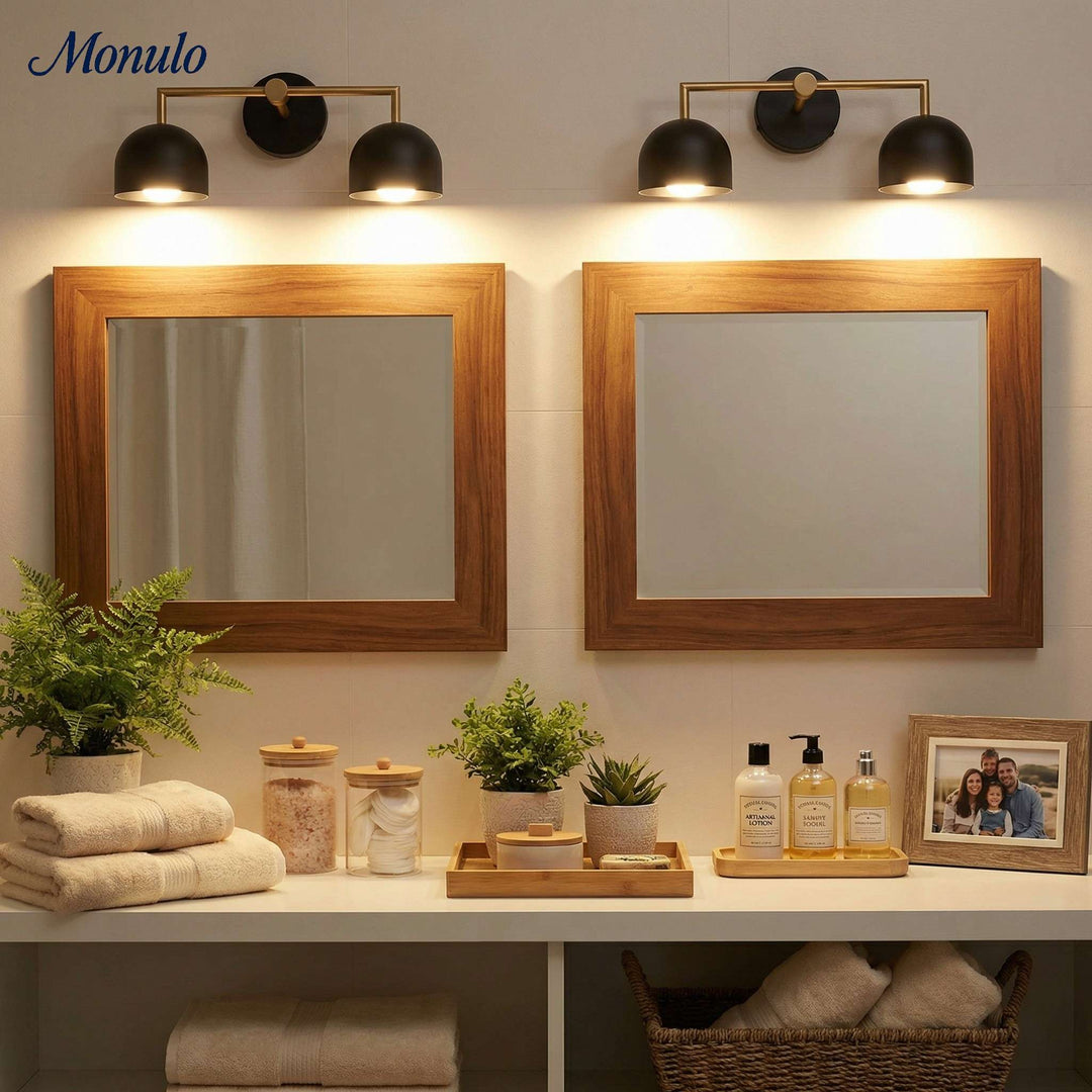 Farmhouse Vanity Wall Sconce – Rustic Bathroom colorful Vanity Light Fixture