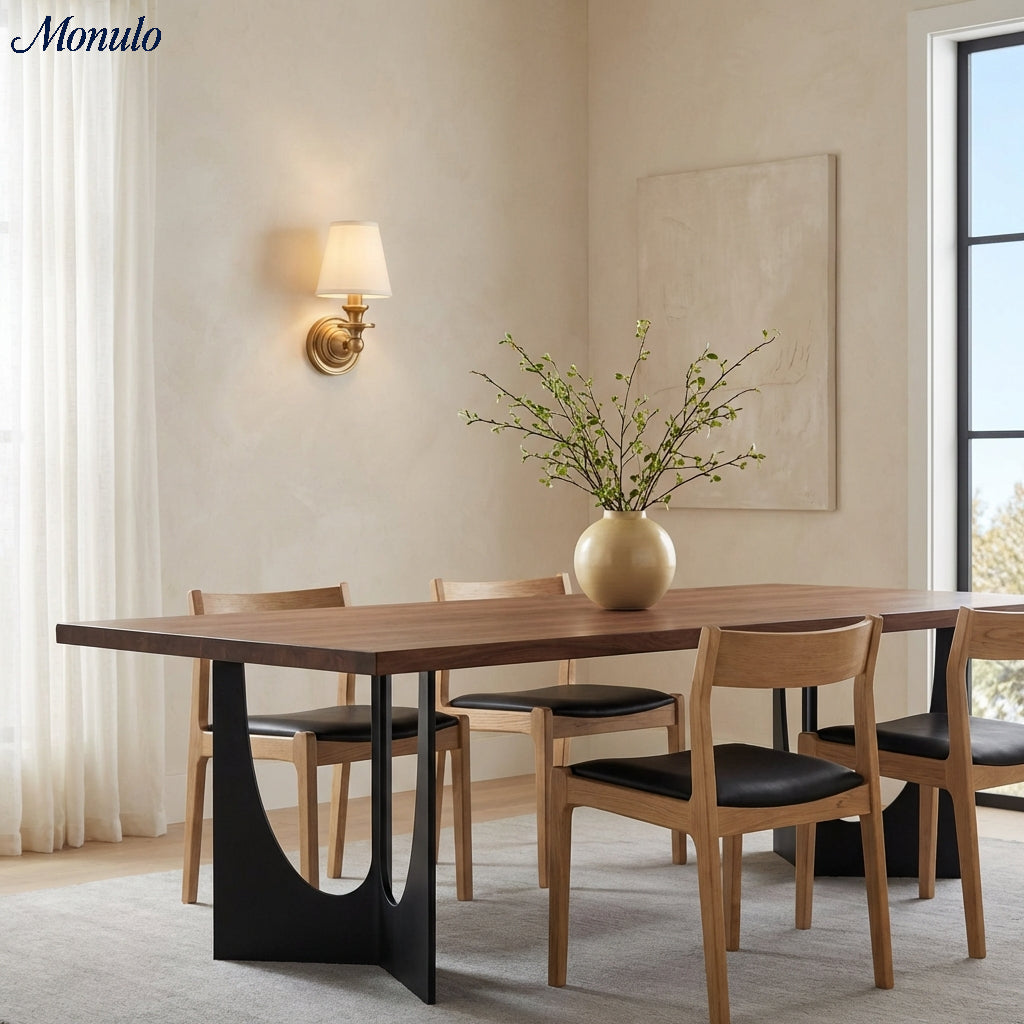 Rowan Drum Shade Wall Sconce – Fabric Sconce Light for Cozy Cottage Lighting