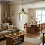 Charger l'image dans la visionneuse de galerie, Suspension en résine en forme d'onde Resinova - Résine métallique moderne pour salles à manger et cuisines