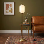 Load image into Gallery viewer, Eloise Textured Glass Pumpkin-Inspired Floor Lamp - Organic Artistry and Retro Style for Living Rooms