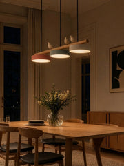 Sienna Vogel Anhängerlampe - Holzdesign für skandinavische Kücheninseln