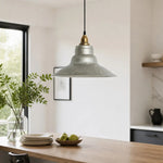 Load image into Gallery viewer, Metal pendant lamp in a rustic living space