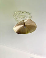 Load image into Gallery viewer, Hammered Brass Suspension Light
