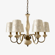 Shellure Retro Shell Texture Chandelier - Sculptural Coastal Home Lighting Fixture