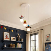 Kids animal pendant light in room scene