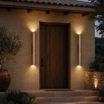 Cargar imagen en el visor de la Galería, stone linear wall sconce scene