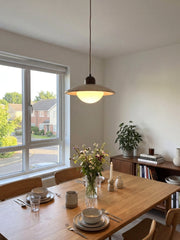 Floating Plate Pendant Light - Nordic Contemporary Ceiling Lamp for Living Room