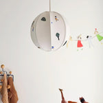 Load image into Gallery viewer, Cotton Colorful Scene Plug-In Pendant