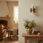 Cargar imagen en el visor de la Galería, Pyralis Cone Linear Statement Wall Sconce - Modern Two Light Fixture
