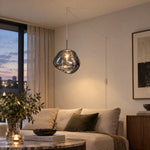 Bild in Gallery-Viewer laden, Molten PVC Organic Plug-In Pendant Light