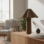 Load image into Gallery viewer, Weavara Fabric-Covered Modern Accent Table Lamp for Nightstands and Desks