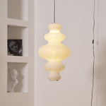 Load image into Gallery viewer, Stacked Mulberry Paper Swag Pendant