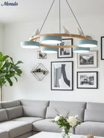 Load image into Gallery viewer, Modern Creative Colourful Circle Bird Chandelier