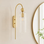Cargar imagen en el visor de la Galería, Avenlo Minimalist Wall Lamp – Modern Vertical Accent Lighting for Bathroom or Hallway